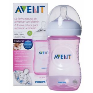 167962 - BIBERON PP NATURAL AVENT PHILIPS ROSA 260 ML