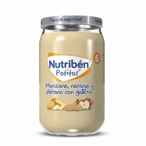 192077 - NUTRIBEN MANZANA NARANJA PLATANO Y GALLETA POTIT