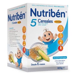 NUTRIBEN 5 CEREALES FIBRA 600GR.