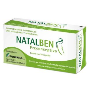 NATALBEN PRECONCEPTIVO 30 CAPSULAS