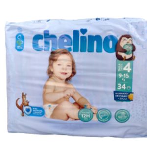 PAÑAL INFANTIL CHELINO FASHION & LOVE T- 4 (9 -