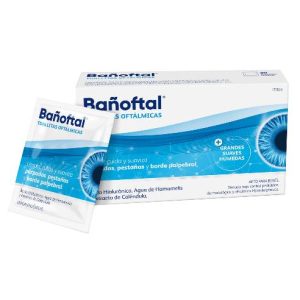 BAÑOFTAL TOALLITA OCULAR ESTERIL 20 TOALLITAS