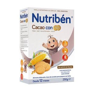 NUTRIBEN CACAO CON GALLETAS MARIA 250 G