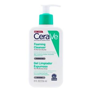 CERAVE GEL LIMPIADOR ESPUMOSO 236 ML.