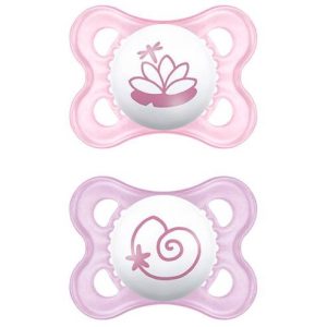 MAM BABY CHUPETE ORIGINAL 0+ SILIC.ROSA