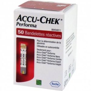 ACCU-CHEK PERFORMA 50 TIRAS