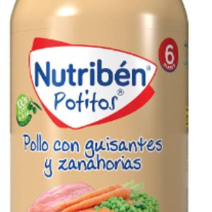 NUTRIBEN POLLO CON GUISANTES Y ZANAHORIAS POTITO