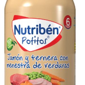 NUTRIBEN JAMON Y TERNERA CON MENESTRA DE VERDURA