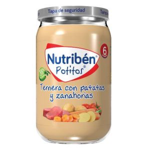 NUTRIBEN TERNERA CON PATATAS Y ZANAHORIAS POTITO