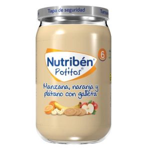 NUTRIBEN MANZANA NARANJA PLATANO Y GALLETA POTIT