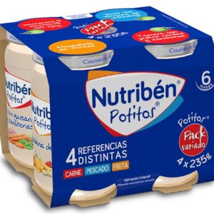 NUTRIBEN POTITOS VARIADOS PACK 2X2 4 U X 235 G