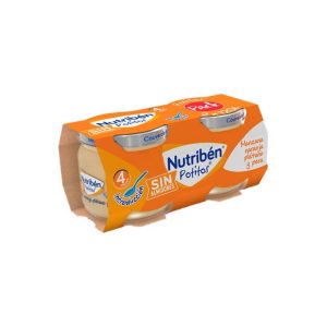 NUTRIBEN POTITOS MANZANA, NARANJA, PLATANO Y PERA 2 ENVASES 120 g