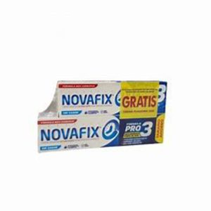 NOVAFIX FORMULA PRO 3 1 TUBO SIN SABOR 70 g + 1 TUBO 50 g PACK AHORRO