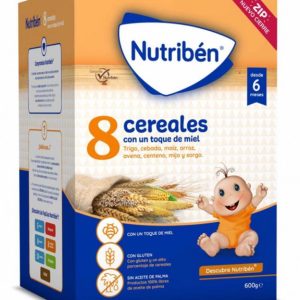NUTRIBEN 8 CEREALES MIEL 600 GR.