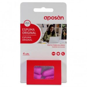 TAPONES OIDOS ESPUMA APOSAN 4 UNIDADES
