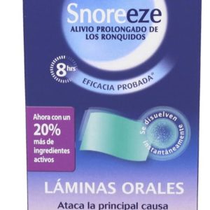 SNOREEZE LAMINAS ORALES RONQUIDOS 14 UDS