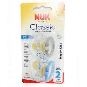 CHUPETE NUK T.2 LATEX 2 UND.