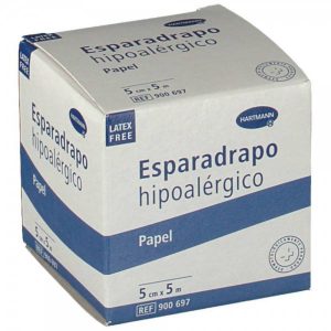 ESPARADRAPO HIPOALERGICO HARTMANN PAPEL 5 M X 5